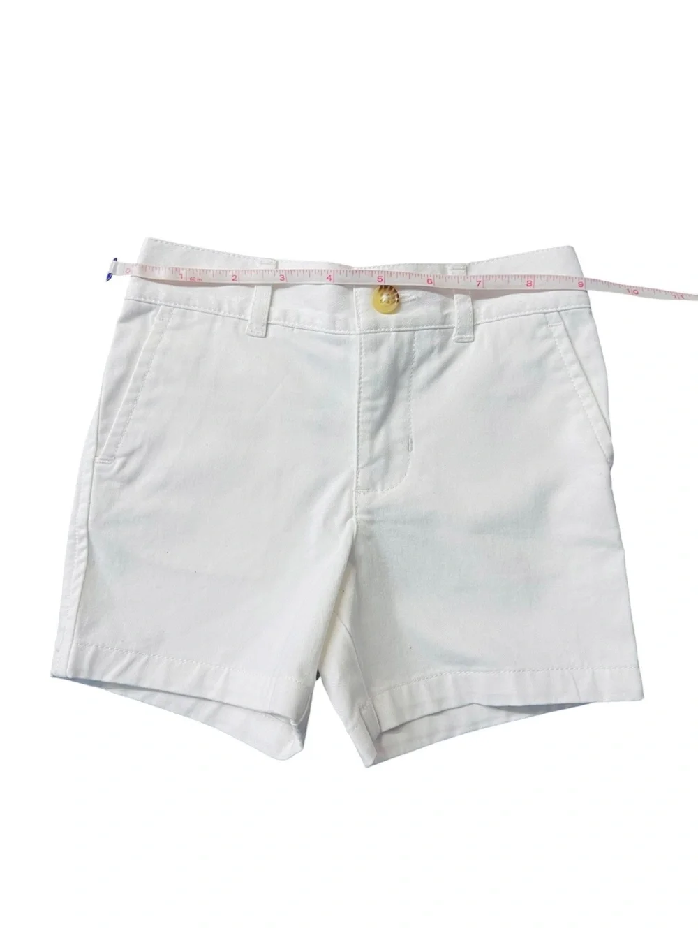 Ralph Lauren White Cotton Shorts Size 9 Months NWT